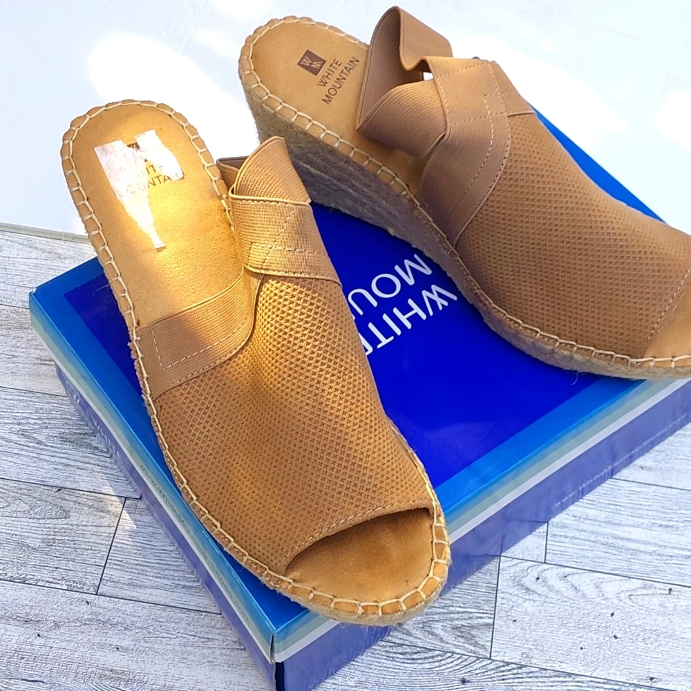 Women High Heels Wedges Elastic Anke Strap open